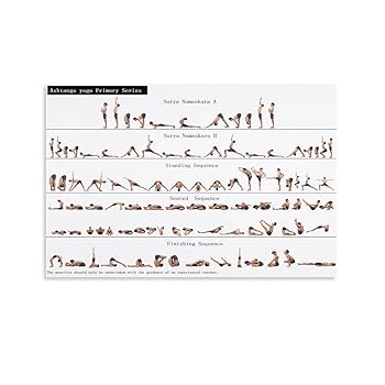 Amazon.co.jp: アシュタンガヨガプライマリーシリーズチャート